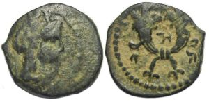 Aretas IV, Kings of Nabataea Ae : Double Cornucopiae