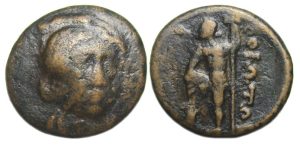 Boeotia Federal Coinage : Ae : Demeter / Poseidon