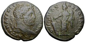 Caracalla Ae : Serdica Thrace : Tyche with Rudder