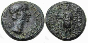 Claudius Ae : Aezanis Phrygia : Zeus Standing