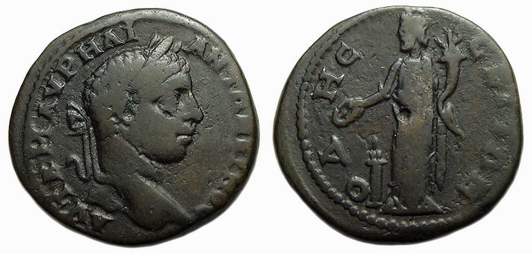 Elagabalus : Odessos Thrace : Great God Standing by Altar