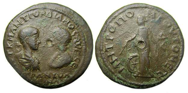 Gordian III – Tranquillina Ae : Tomis Moesia : Nemesis