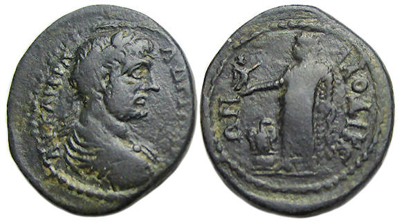 Hadrian Ae : Laodicea Phrygia : Zeus Holding Nike: Nicer Example