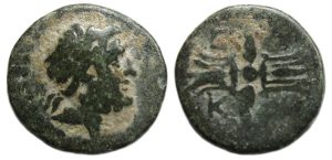 Kremna Pisidia Ae : Zeus / Winged Thunderbolt