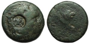 Lysimacheia Thrace Ae : Two Countermarks - Lion Scalp, Lion Head