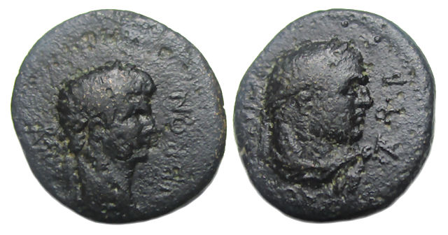 Nero Ae : Sardes Lydia : Head of Herakles