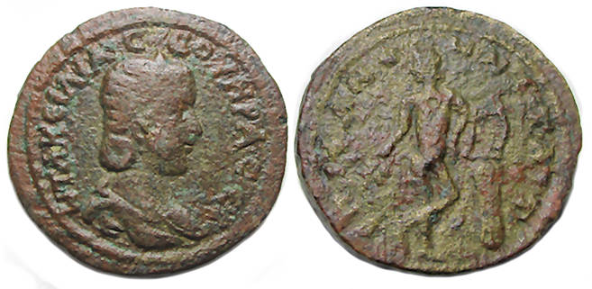 Otacilia Severa Ae : Epiphaneia Cilicia : Apollo