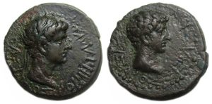 Rhoemetalces and Augustus : Thrace : Ae