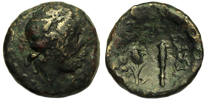 Sariakos, King of Skythia : Apollo / Corn Ear and Club
