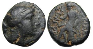 Seleukos III Keraunos Ae : Artemis / Apollo Delphios