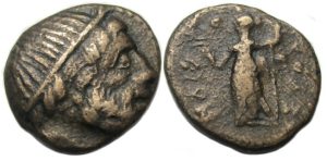 Syracuse Sicily Ae : Zeus / Isis Standing