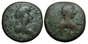 Thothorses, Kingdom of Bosporus, Ae : Bust of Diocletian