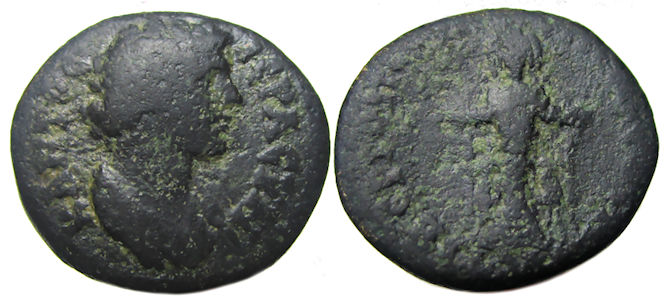 Tiberiopolis Phrygia Ae : Senate / Statue of Artemis Ephesia