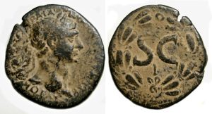 Trajan Ae : Seleucis and Pieria : S - C within wreath : Scarce