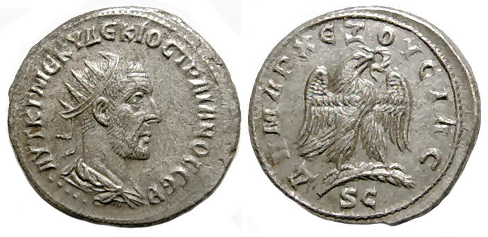 Trajan Decius AR Tetradrachm : Seleucis & Pieria